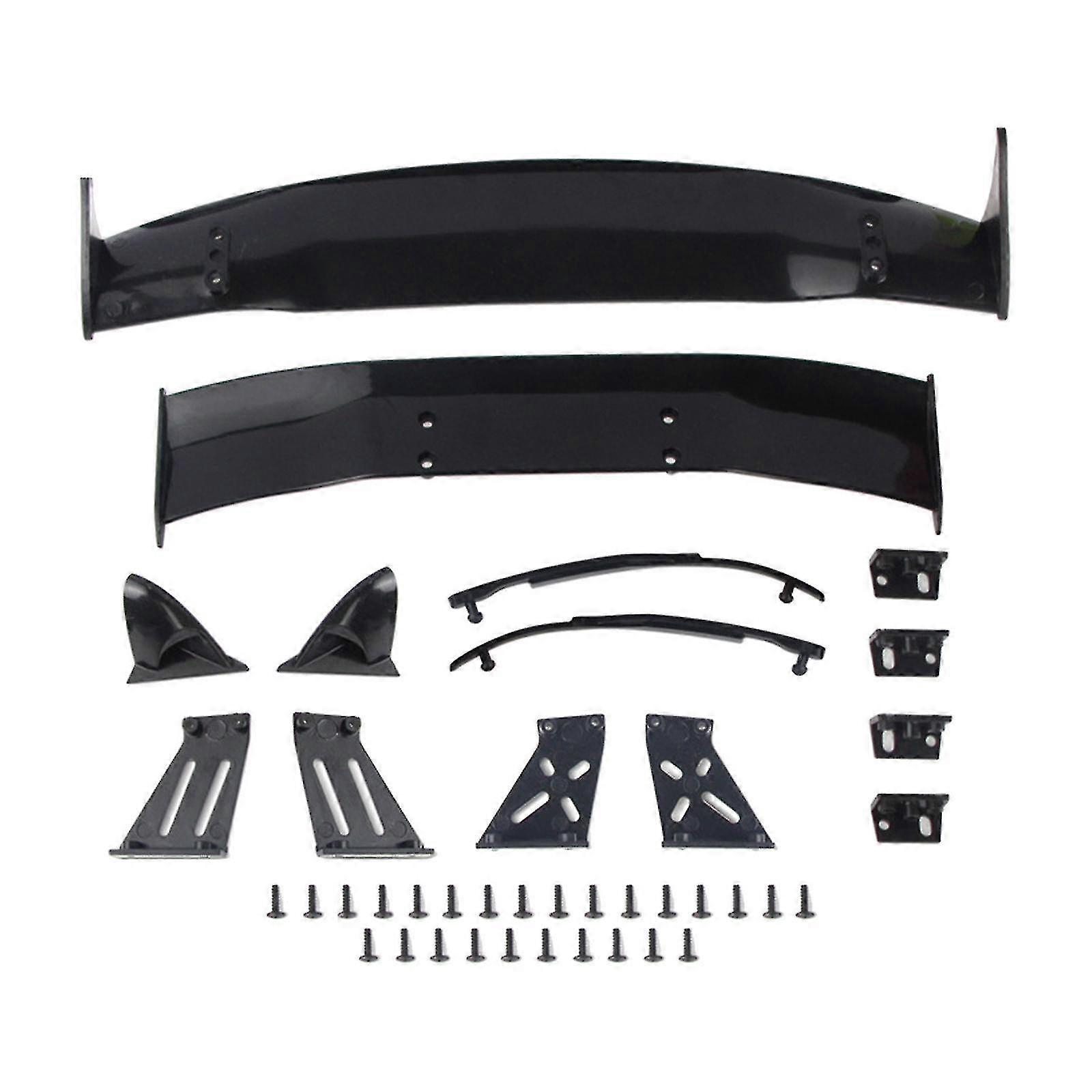 Rear Spoiler Tail Wing For 1/10 Universal Flat Car Diy Modified Hobby