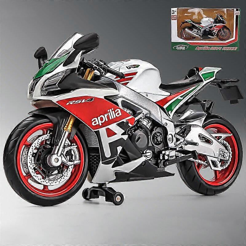 1/12 Aprilia RSV4 RR1000 χυτός κύβος μοτοσικλετών κραμάτων πρότυπο παιχνίδι αυτοκίνητο συλλογή Autobike Shork-απορροφητής εκτός δρόμου Autocycle παιχνίδι δώρο αυτοκίνητα παιχνιδιών