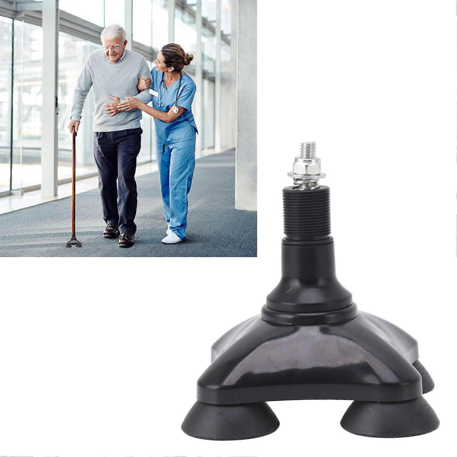 New Crutch Tip Slip Proof Walking Cane Foot Tip Good Stability ABS Accessory for Replacement