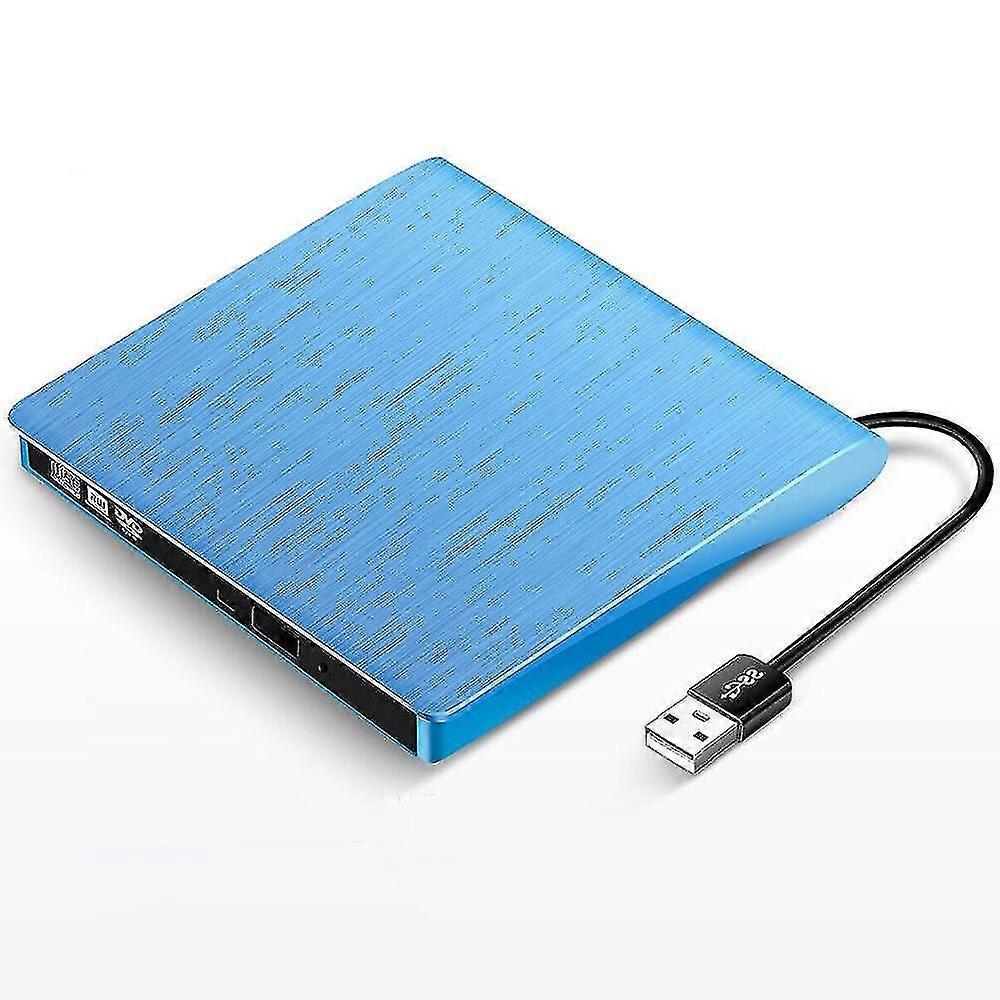 external Cd Drive Usb 3.0 Slim External Dvd Cd Drive High Speed Data Transfer Burner (blue) PXCL