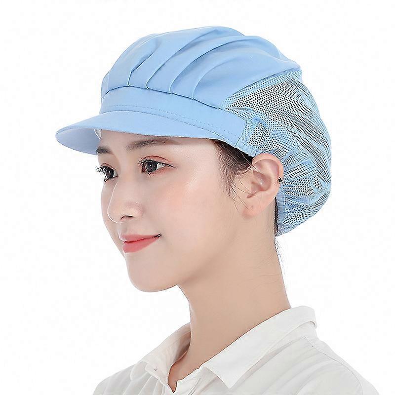 3 Pcs Chef Beret Unisex Kitchen Hat with Mesh Working for Workshop Factory Kitchen Catering Bakery