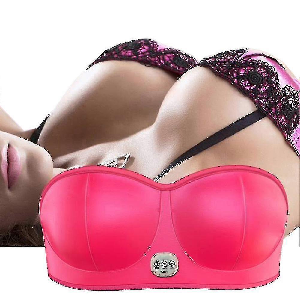 Electric Chest Enlarge Massager Breast Enhancer Booster with Heating Function