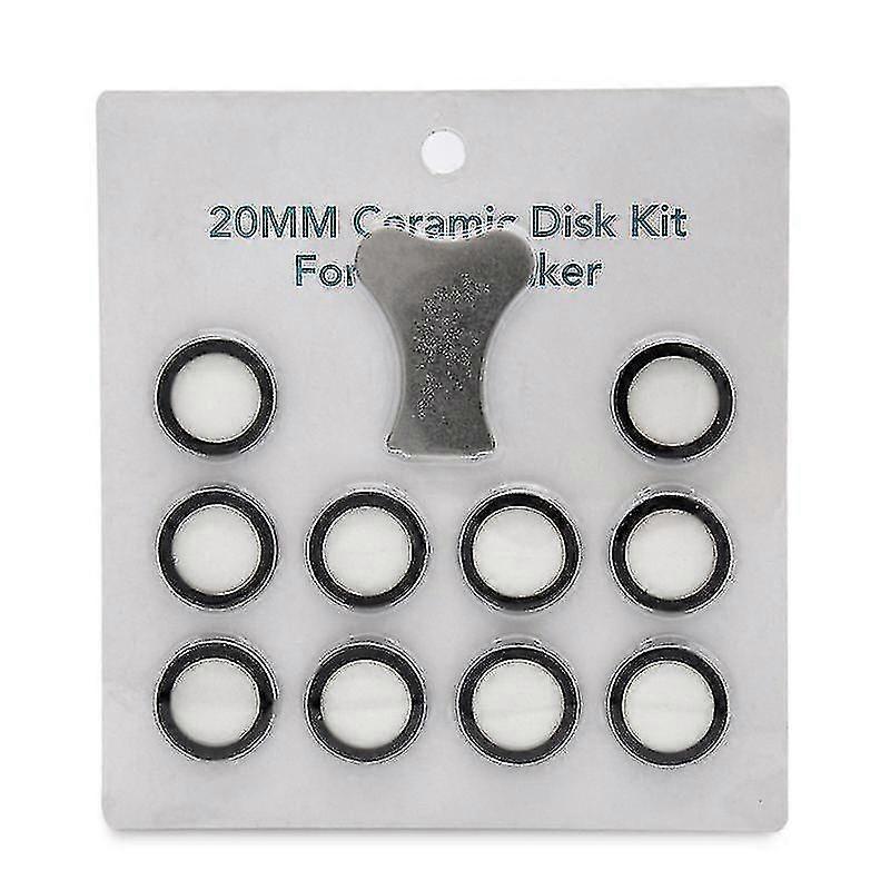 20 Mm/0.78 Inch Ceramic Discs Kit Mist Maker Replacement Disks Set - 3/6/10pcs