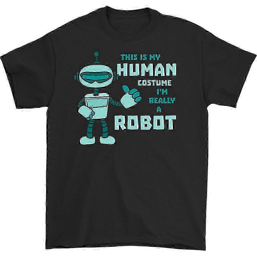 I'm Really A Robot Crew Neck T-Shirt