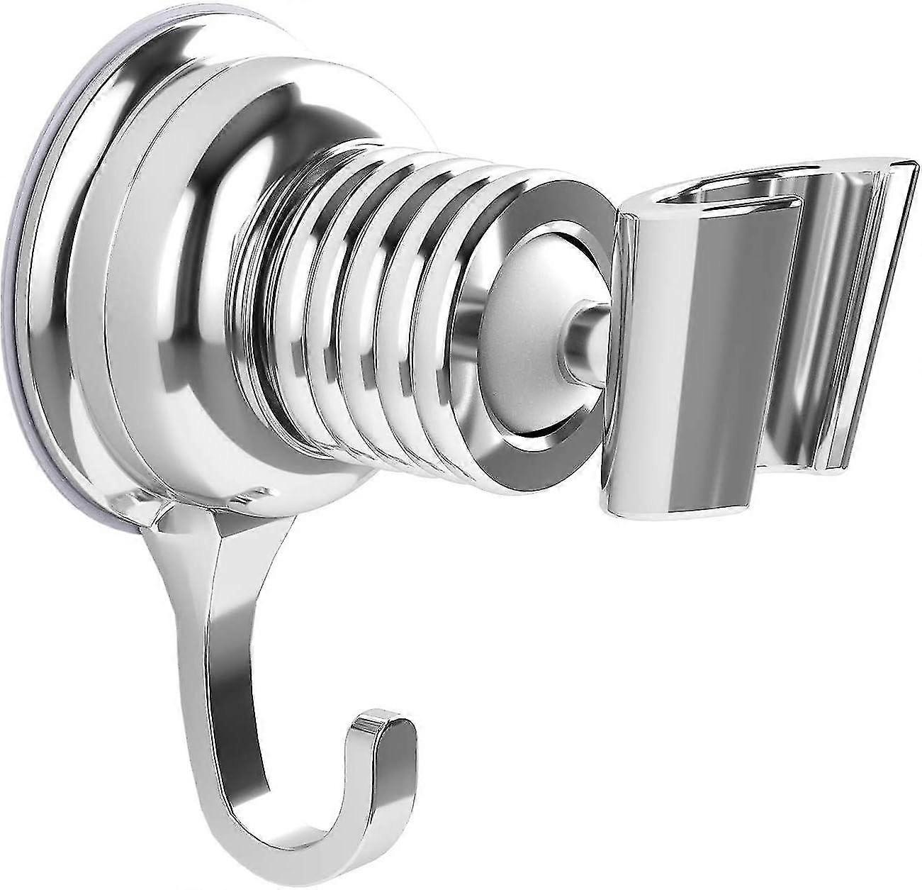 Shower Bracket, Shower Head Holder Suction Cup Large Adsorbability 360  Rotatable Wall Adjustment