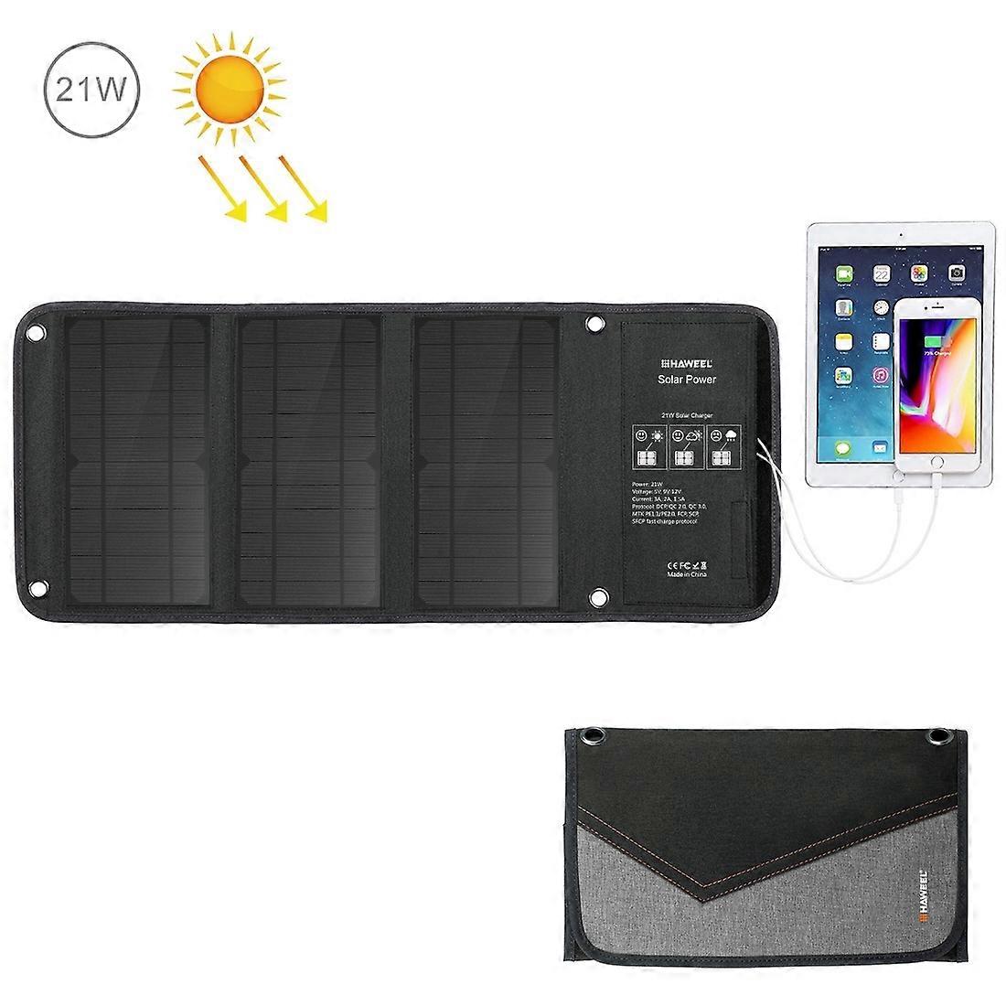 HAWEEL 21W Foldable Solar Panel Charger