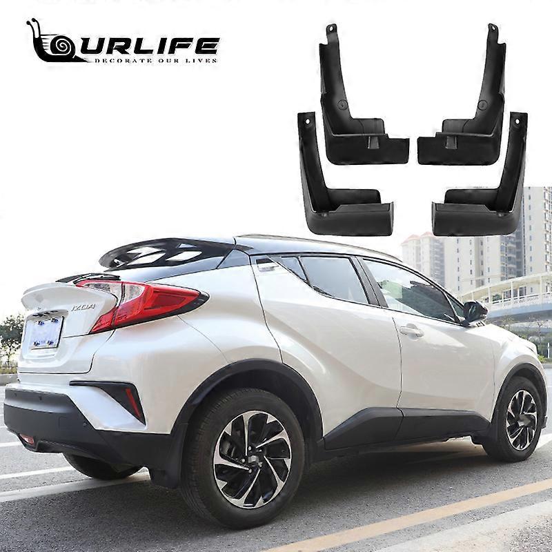 Mud Flaps Spatborden Set Voor Toyota IZOA & CH-R – Voor- En Achter, ABS Kunststof, 2016-2022