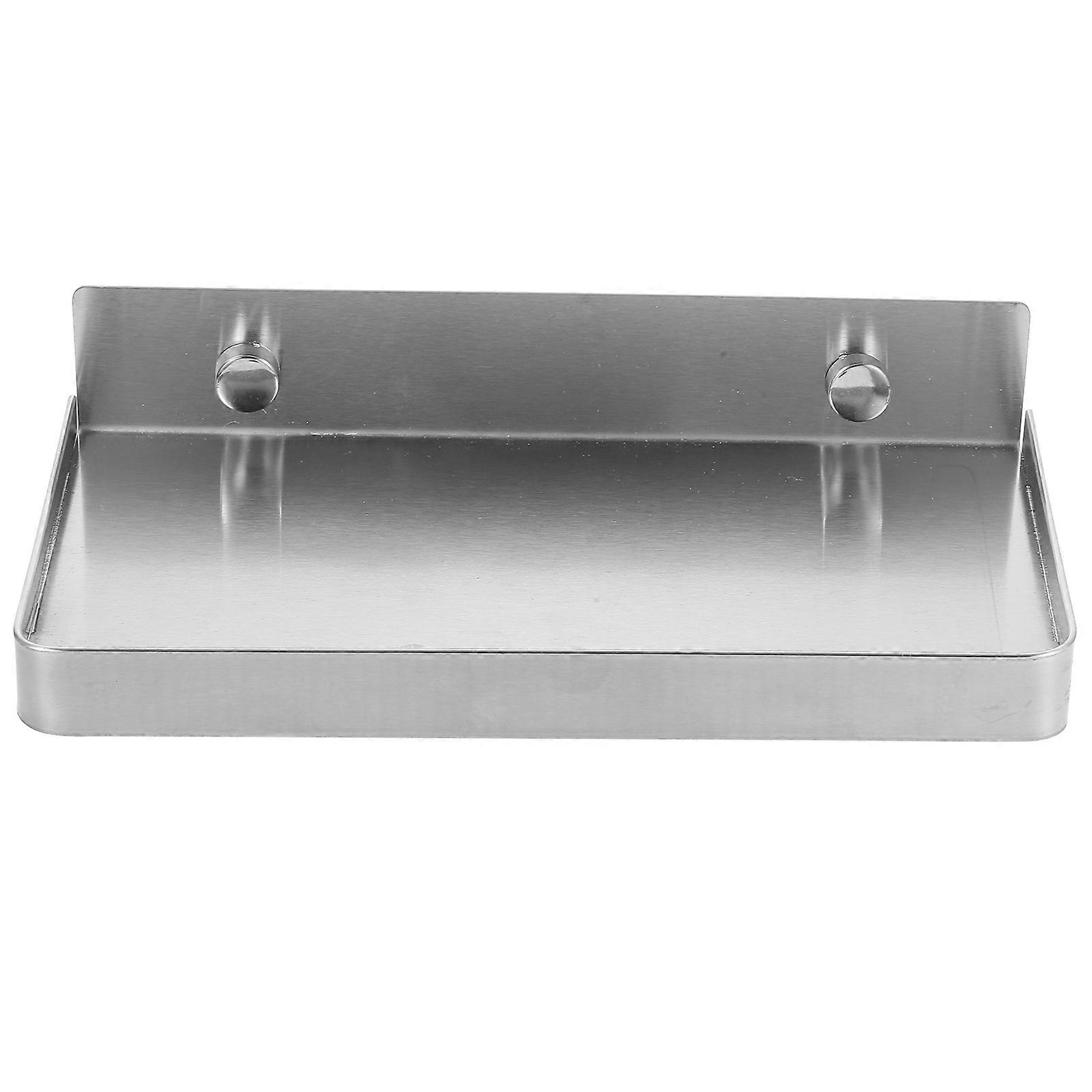 Stick-on Wall Shelf Small Wall Mounted Adhesive Shelf Phone Holder Shelf