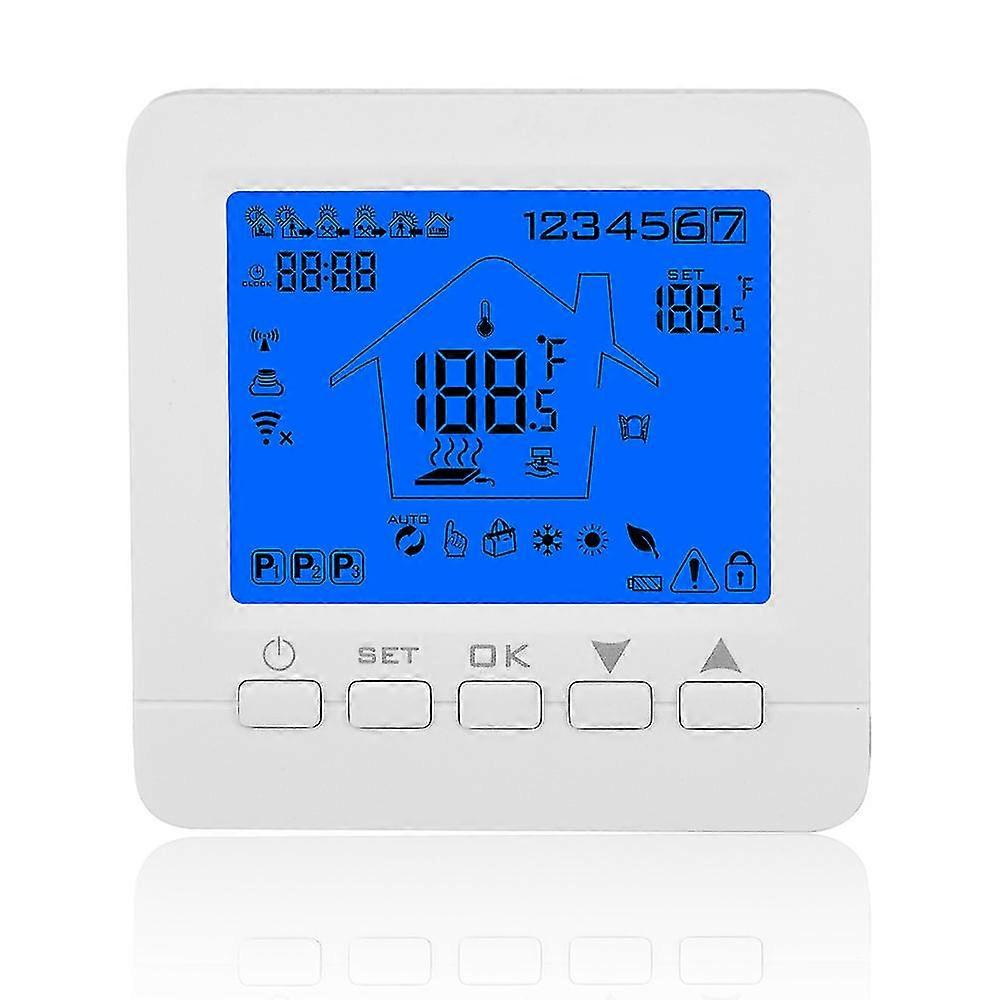 Heating Thermostat Wifi Smart Thermostat Programmable Thermostat App Tuya Contorller For Electric Water Gas Boiler Floor Heating (1pc)