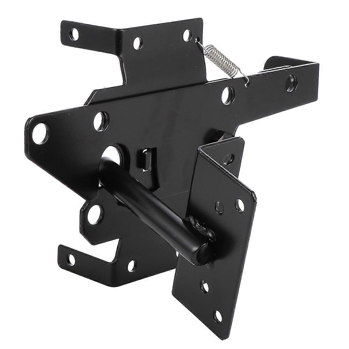 Self-Locking Gate Latch Heavy Duty Automatic Gate Latch with Fasteners for Door