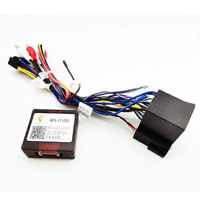 Καλωδίωση ISO Αποκωδικοποιητής διαύλου CAN Audio RCA Plug 16 Pin Cable Adapter για Alfa Romeo 147 156 159 GT Brera Spider Giulietta MiTo