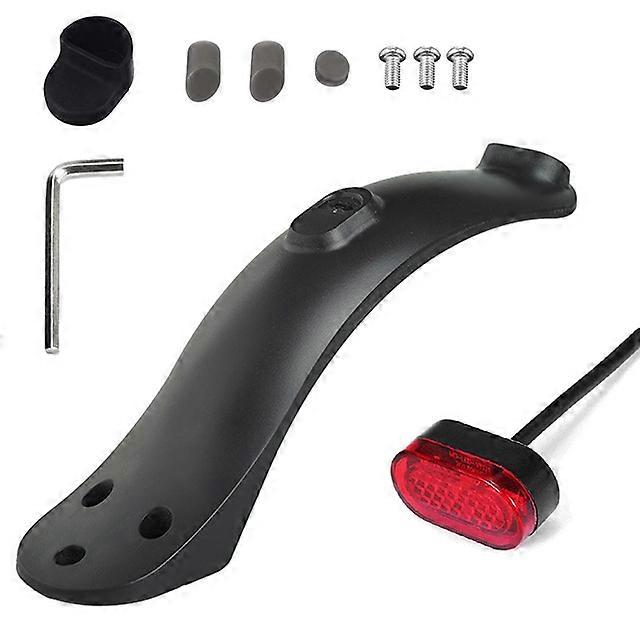 Rear Fender for M365/Pro/Mijia Mi 1S Electric Scooter Short Ducktail Rear Mudguard Back Wing Taillight