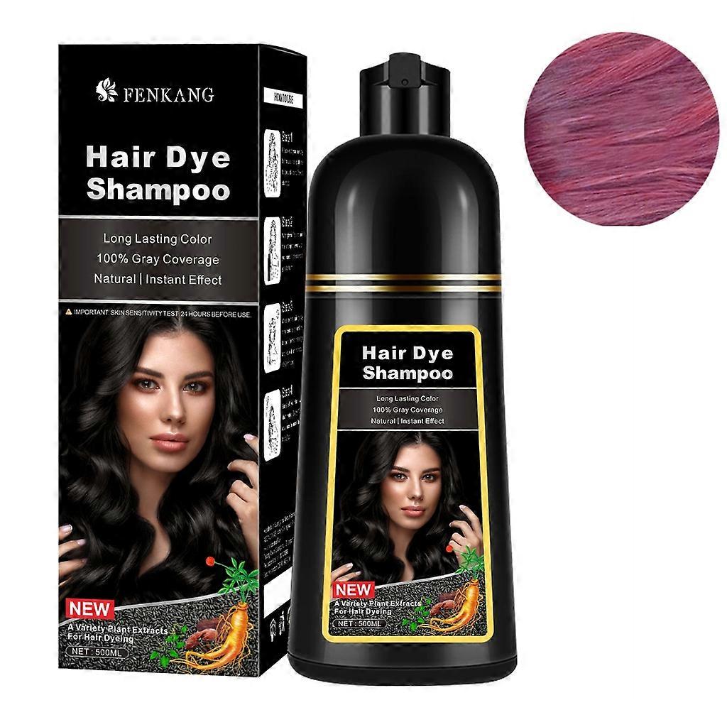 Shampooing teint noir teinture teinture à base de plantes ingrédient blanc cheveux teints réparation cheveux