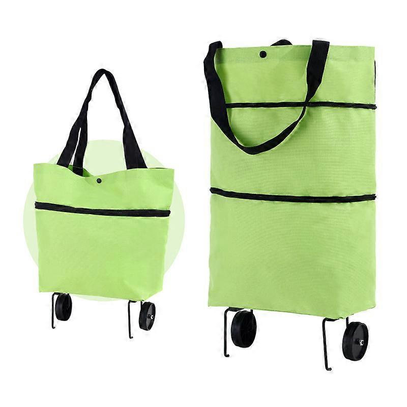 1PC Foldable Shopping Trolley With Wheels, 2 In 1 Lightweight Handcart Shopping Gift