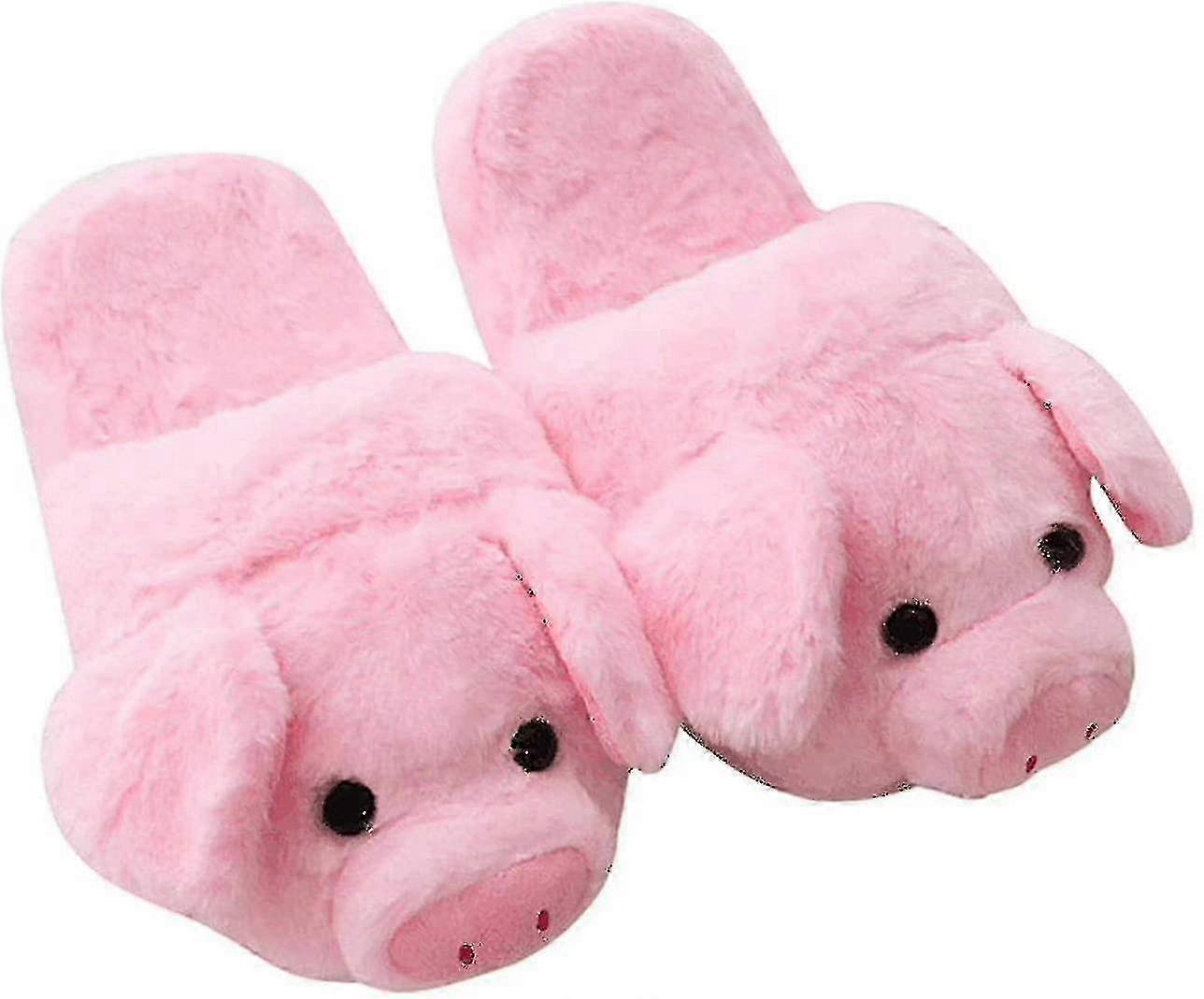 Pig Slippers Cotton Slippers Home Warm Cotton Shoes Plush Slippers