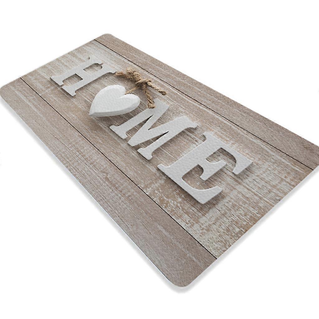 Large Gaming Computer Mouse Pad PU Leather Non-Slip Base HOME Pattern