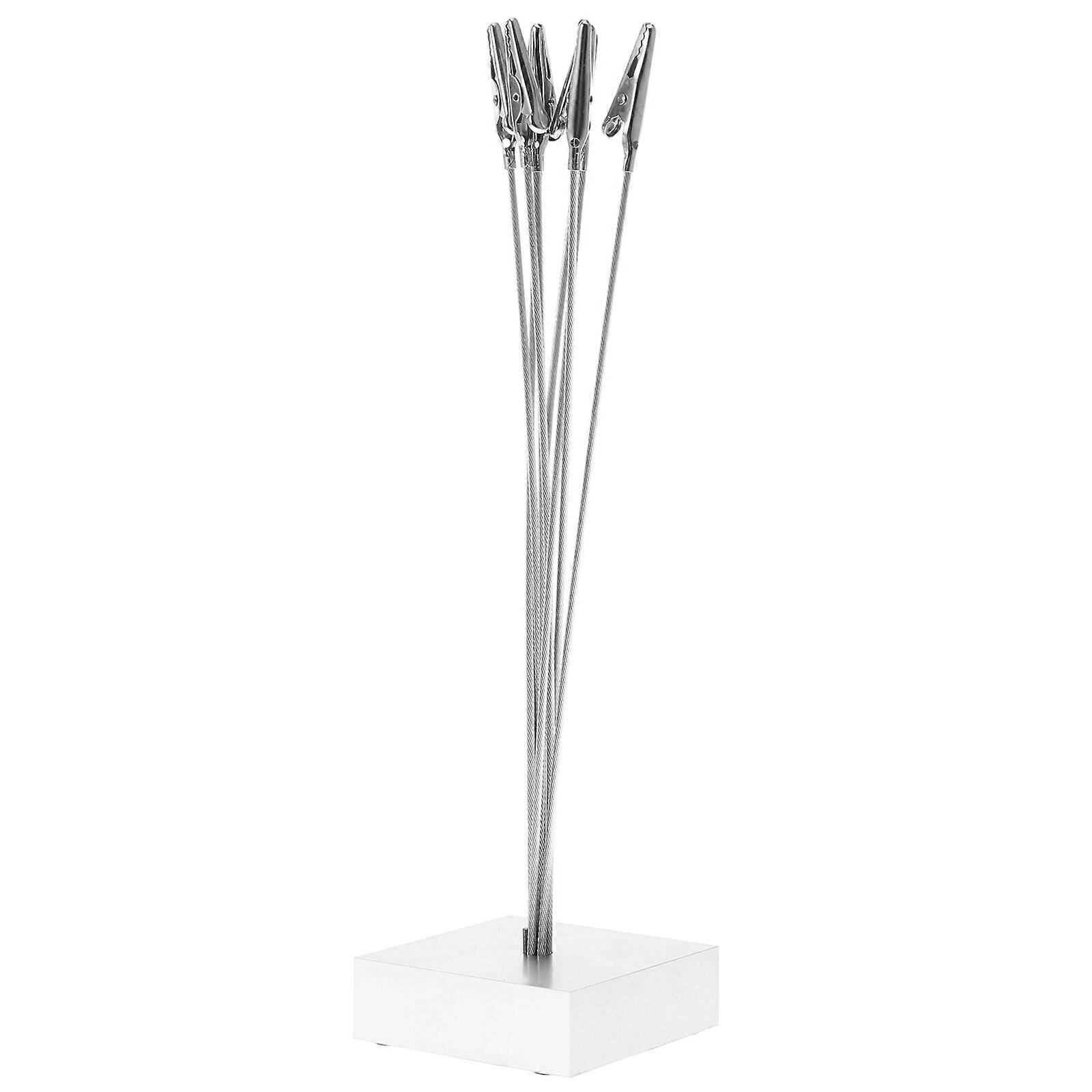Desktop Photo Holder Picture Stand Tree with Metal Clips Creative Photo Display Stand (8 Clips)