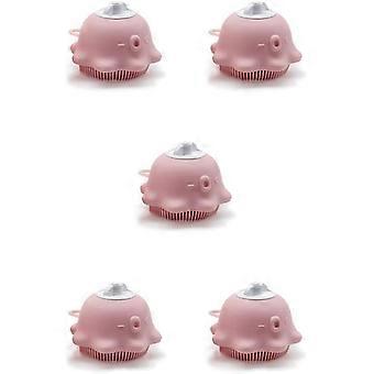 5 Set van douche zachte schrobzuigborstel