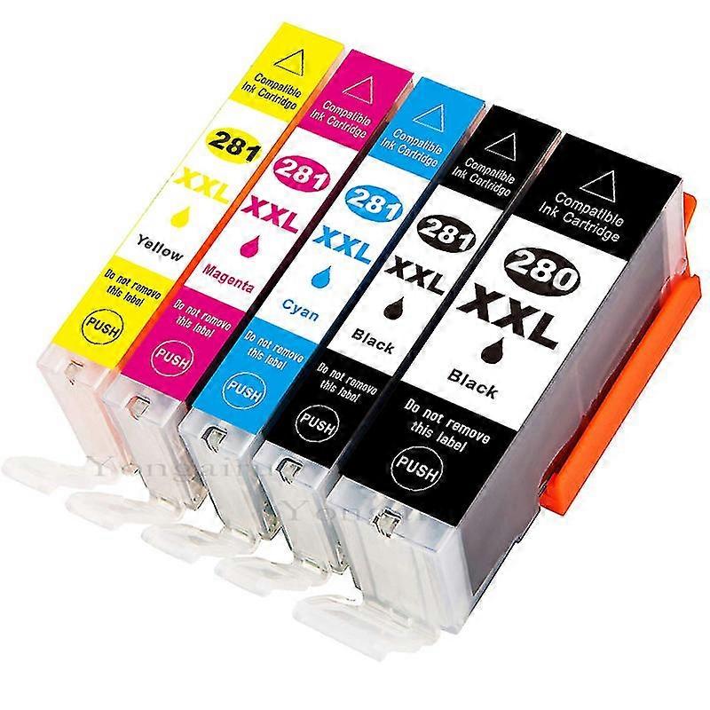 high qualityCompatible Ink Cartridge Replacement For Canon 280 280 Pgi-280xl Cli-281xl For Pixma Tr8520 Ts6220 Ts6320 Tr7520 Ts6120 Ts9120