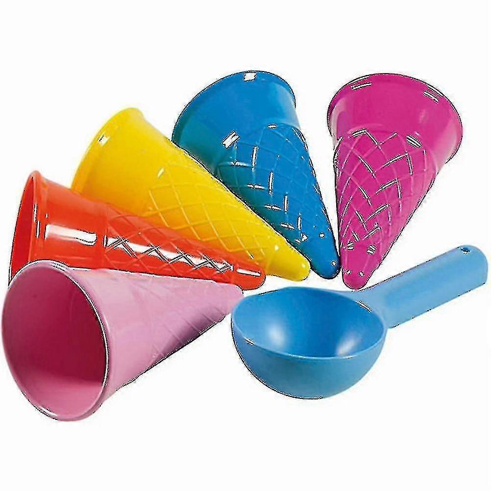 Ice Cream Cone And Scoop Sets-beach Sand Toy