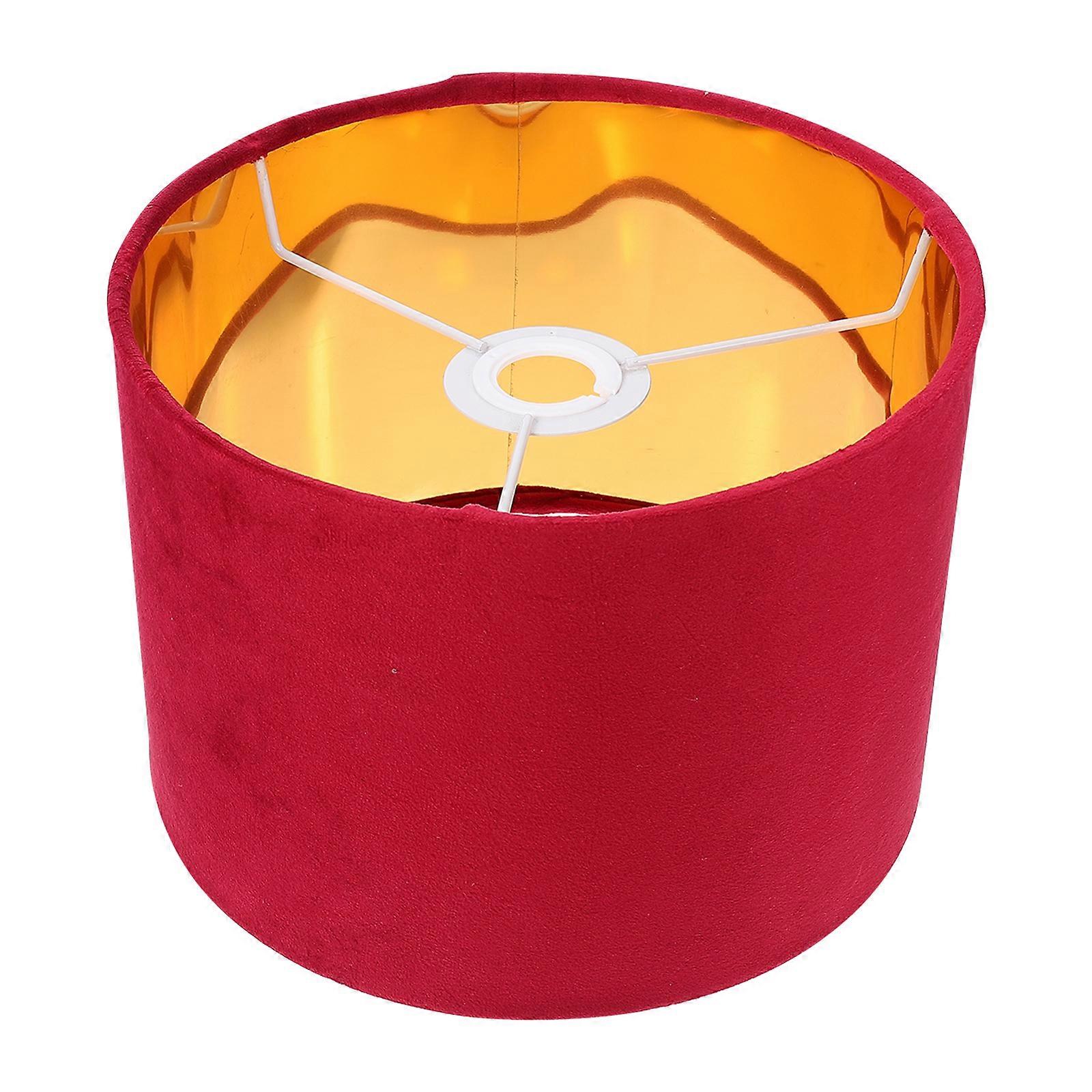 1Pc Velour Supple Lampshade Home Table Light Cover Practical Light Accessory