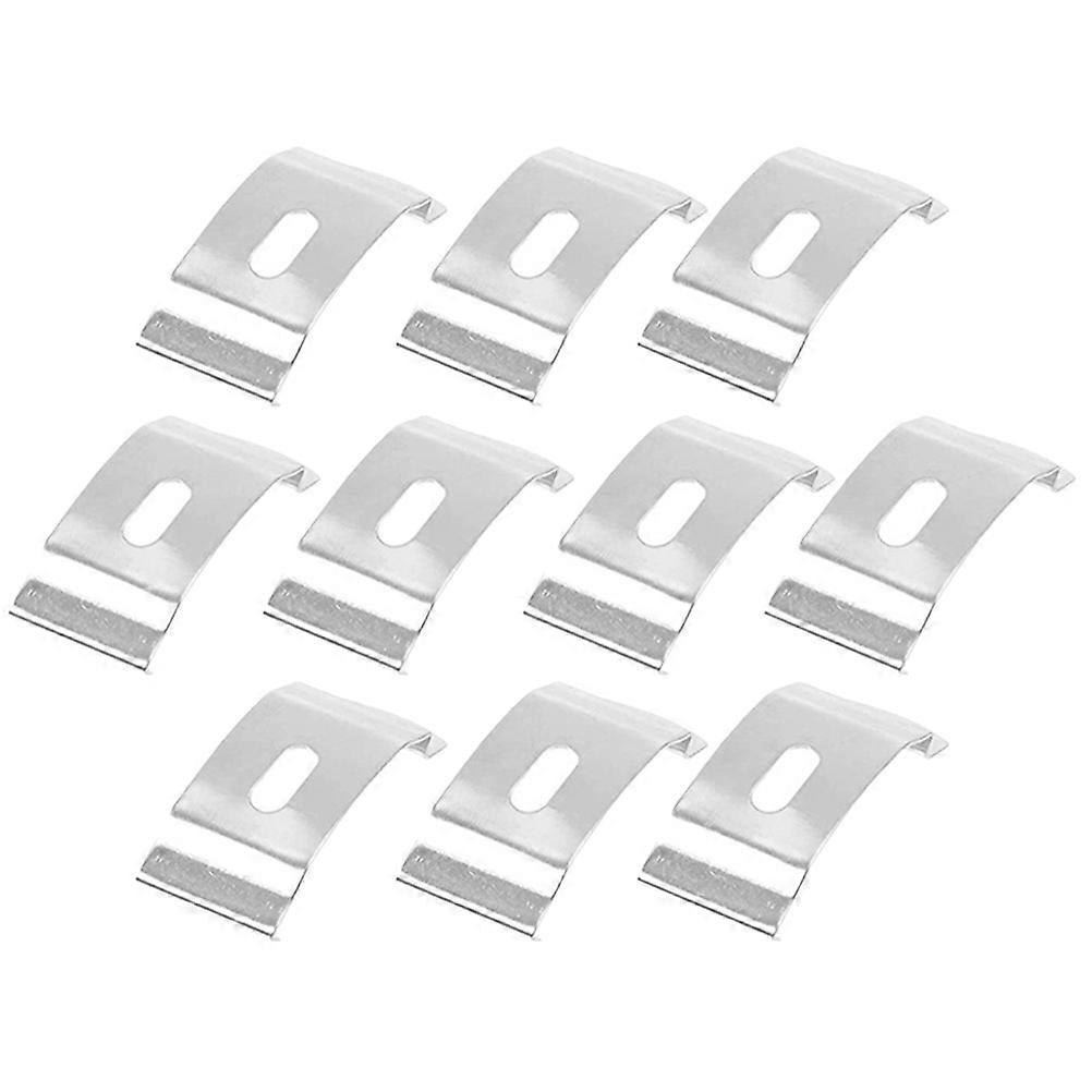 10pcs Louver Curtain Installation Brackets Louver Curtain Tops Fixation Brackets