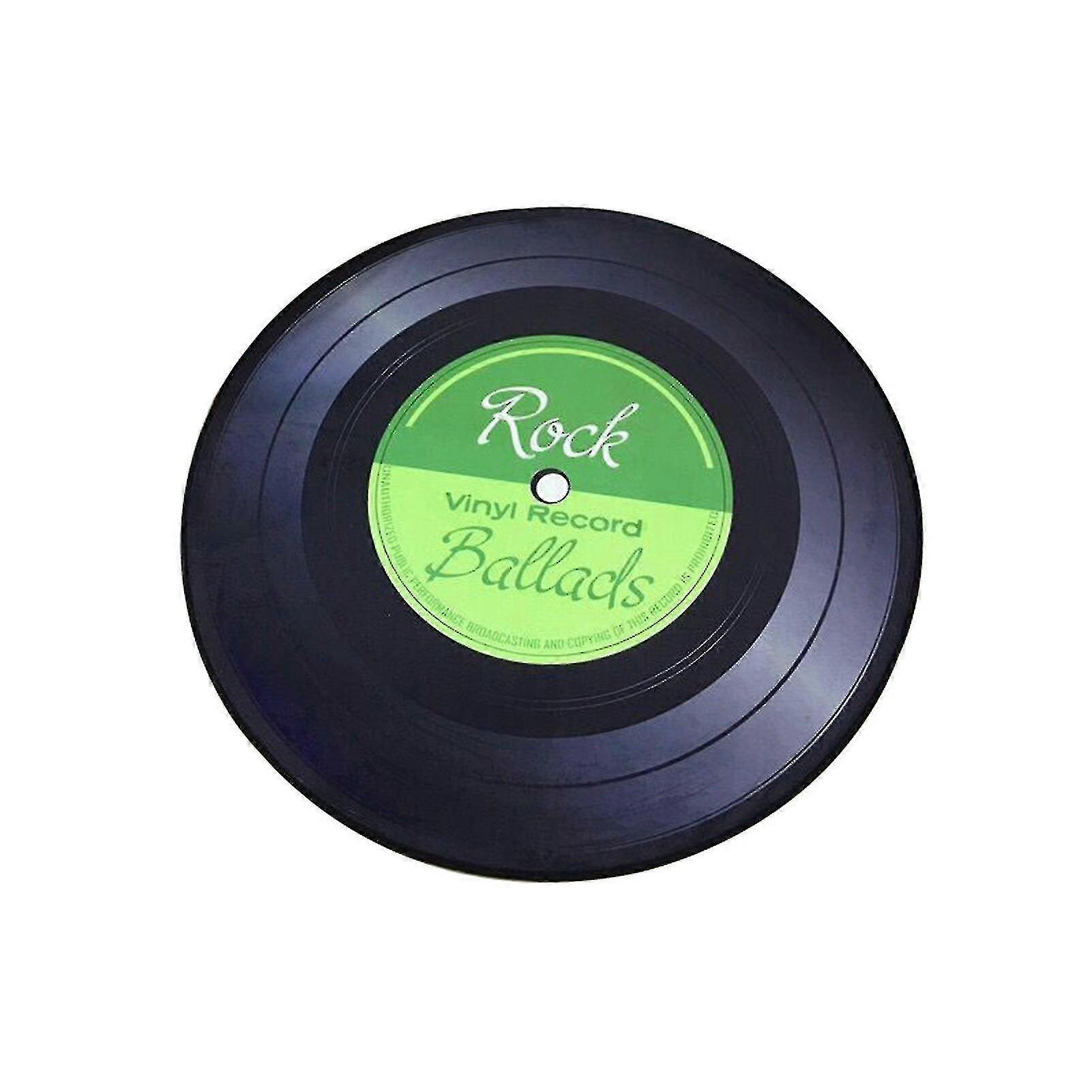 Vinyl Record Tæppe Mat Cushion Retro Cd Round Carpet Sofa Tæpper Skridsikker Mat Tæppe til Dør Kid