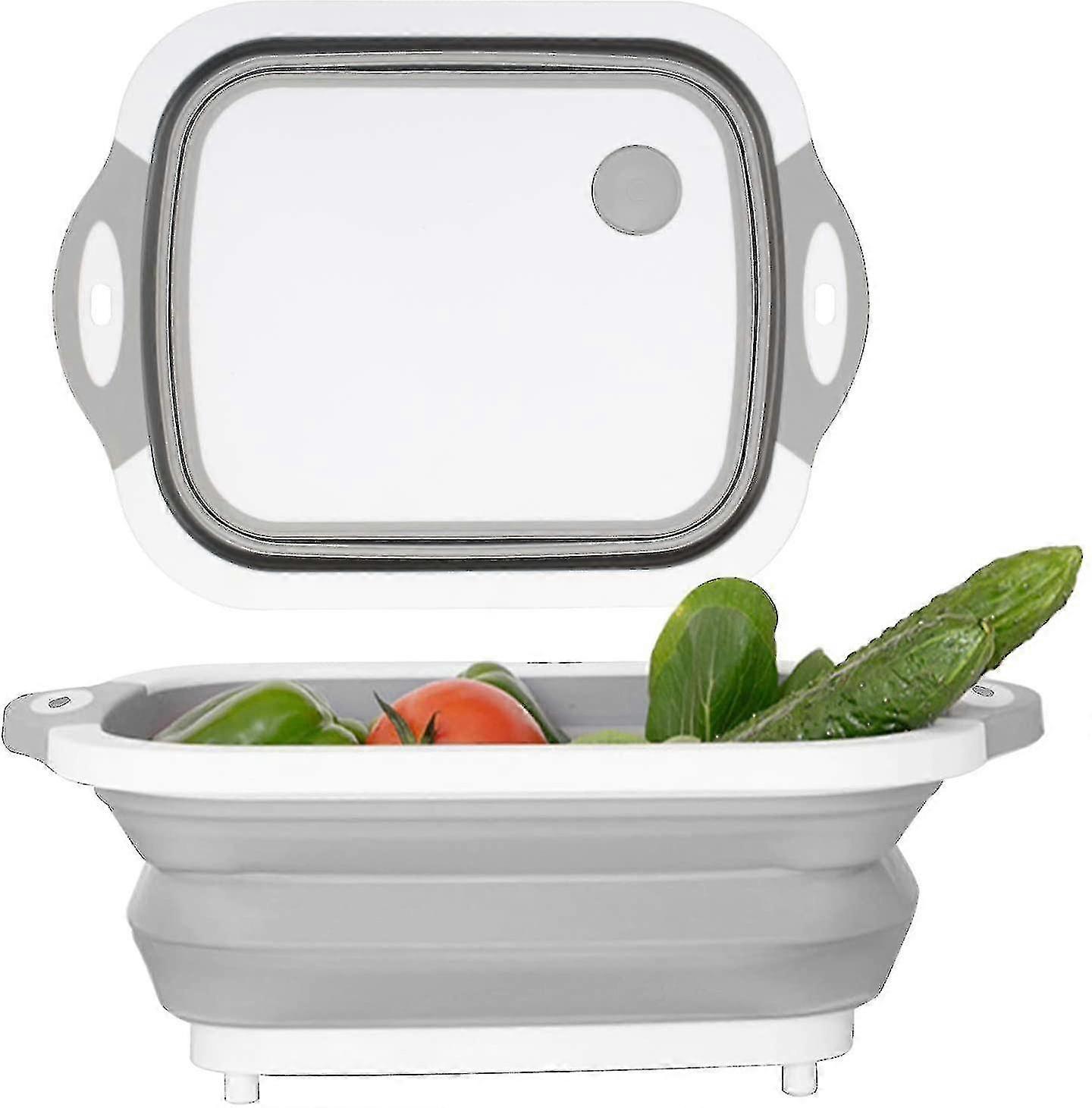 Multifunctional Cutting Board, Folding Dish Basin, Collapsible Fruit
