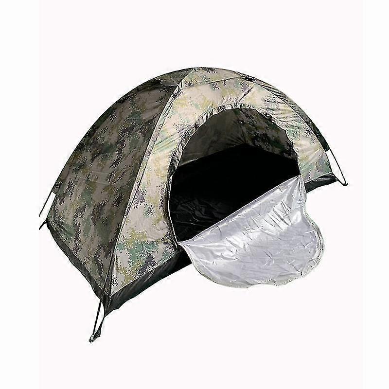 Utomhus Dubbelskiktad Tabby Kamouflage Automatisk Snabböppnande Tält Utomhuscamping