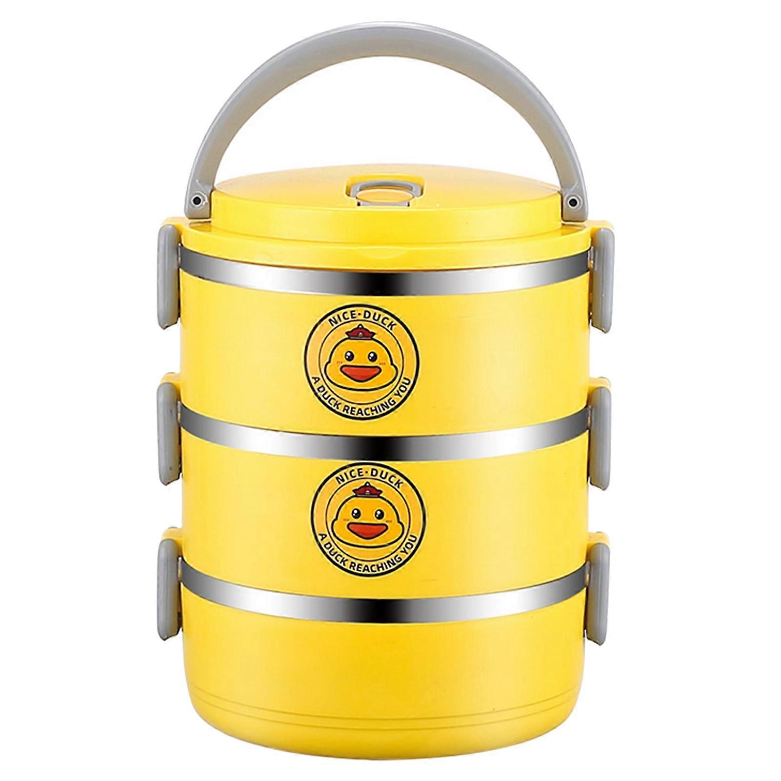 Lunch Box Heat Resistance Stackable Large Capacity Easy to Carry Multifunctional Sealed with Lid Collapsible Space Saving Bento Box Home Supplies