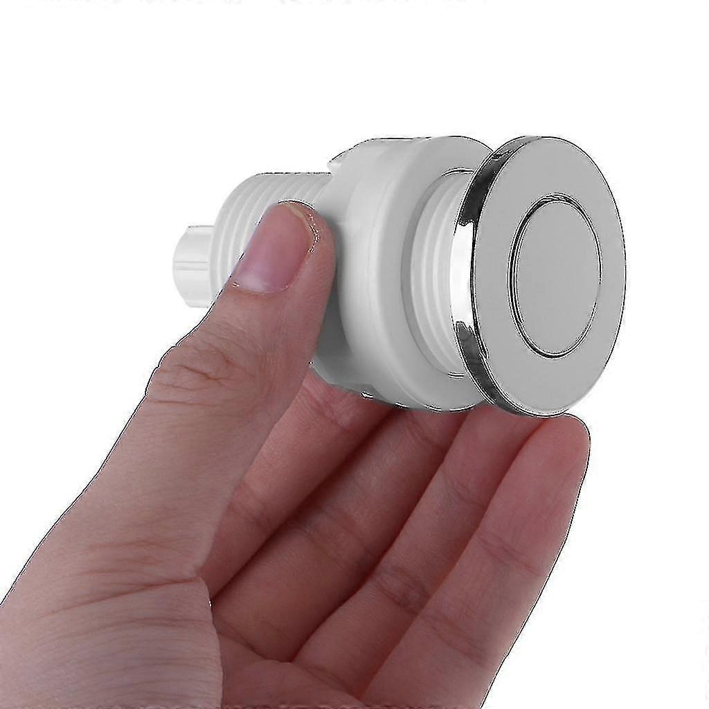 New product,Air Pressure Switch On Off Push Button For Bathtub Garbage Disposal Whirlpool - 32mm