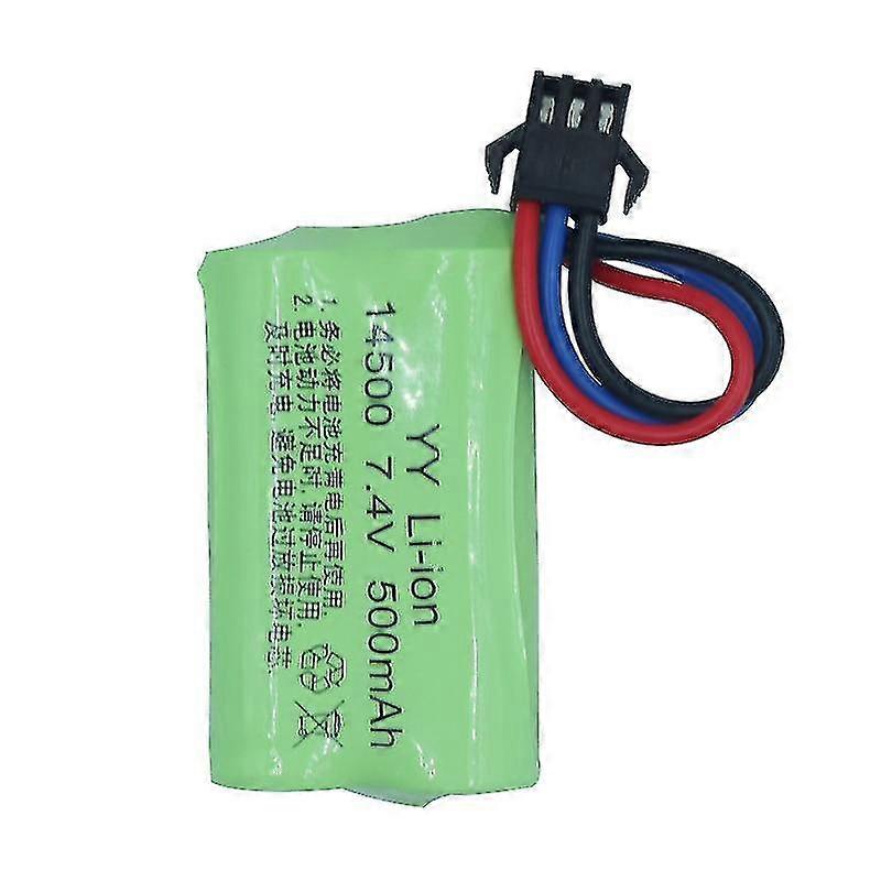 14500 πακέτο μπαταριών λίθιου 7.4v SM-3P ηλεκτρικό παιχνίδι off-road όχημα που αναρριχάται αυτοκίνητο τετρακίνητο πακέτο μπαταριών