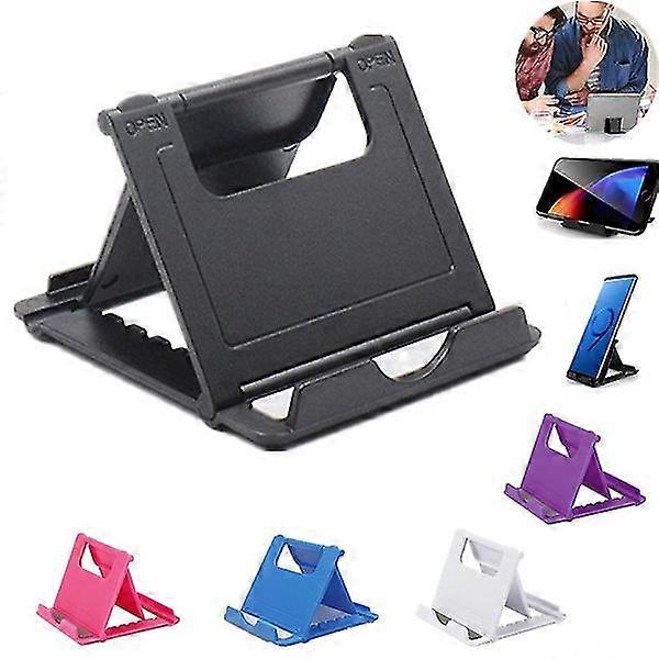 Creative Portable Universal Folding Plastic Phone Holder Tablet Computer Stand