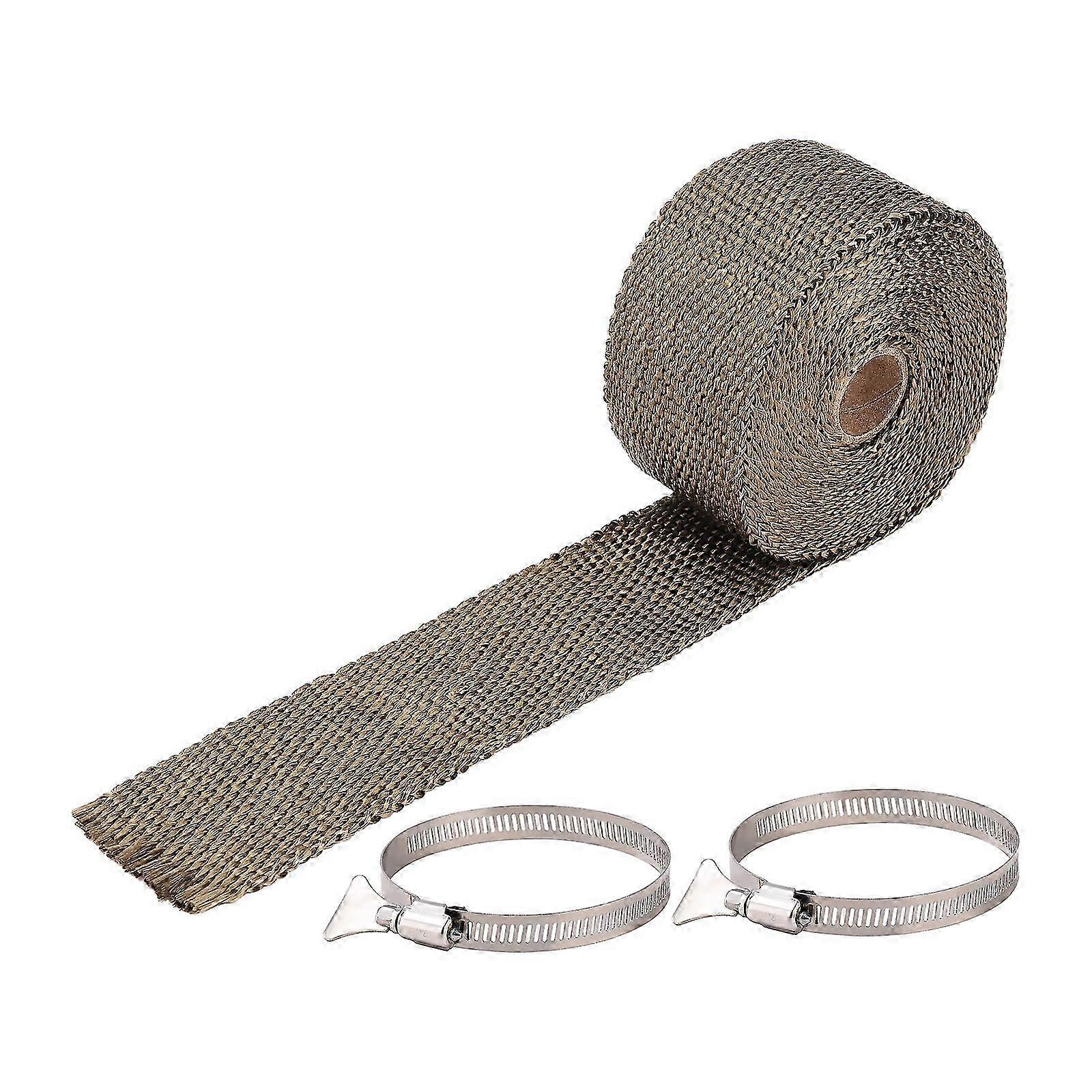 Fireproof Pipe Wrap, Pipe Insulation Webbing Anti-Scald Chimney Ribbon Furnace Flue Protector