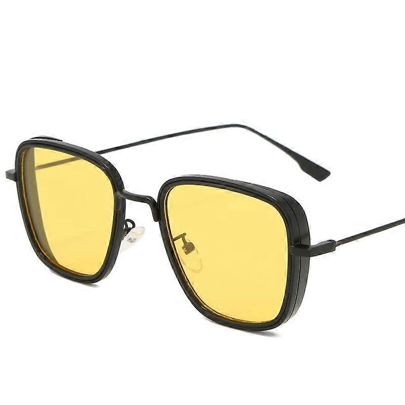 Retro Steam Punk Sunglasses Round Steampunk Double Bridge Aviator Glasses For Women Men