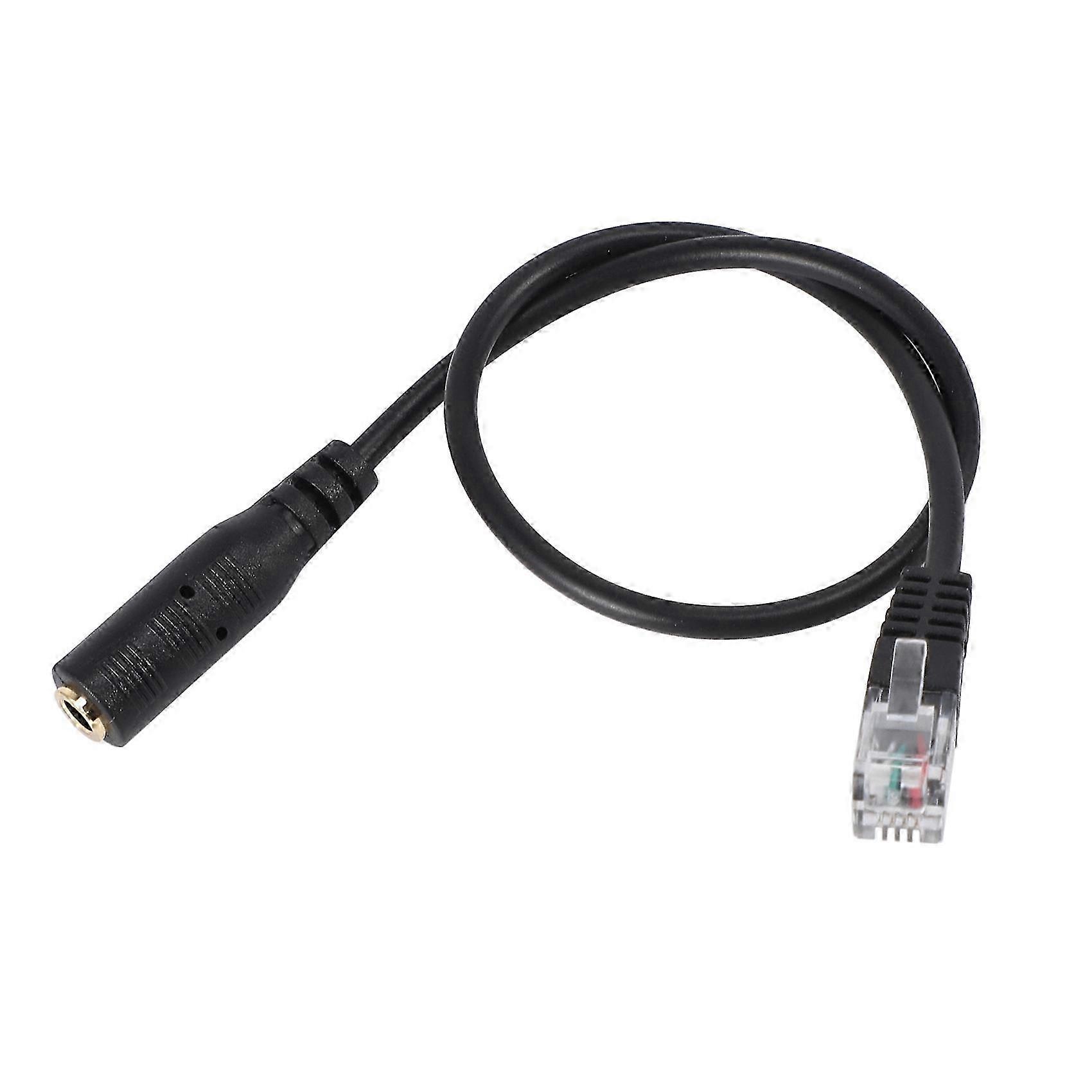 Wtyczka 3,5 mm do RJ9 do zestawu słuchawkowego i kabla adaptera do telefonu biurowego