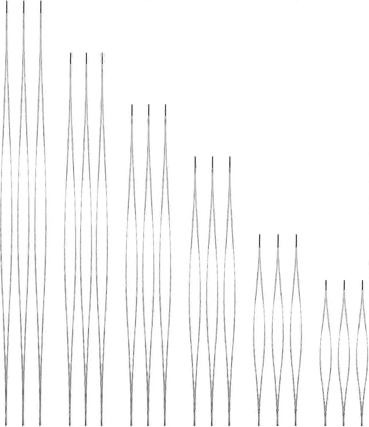 18 Pieces Beading Needles, 6 Sizes Bead Needles Large Eye Beads Needle Beading Needle With Needle Bottle For Jewellery Making Crafts