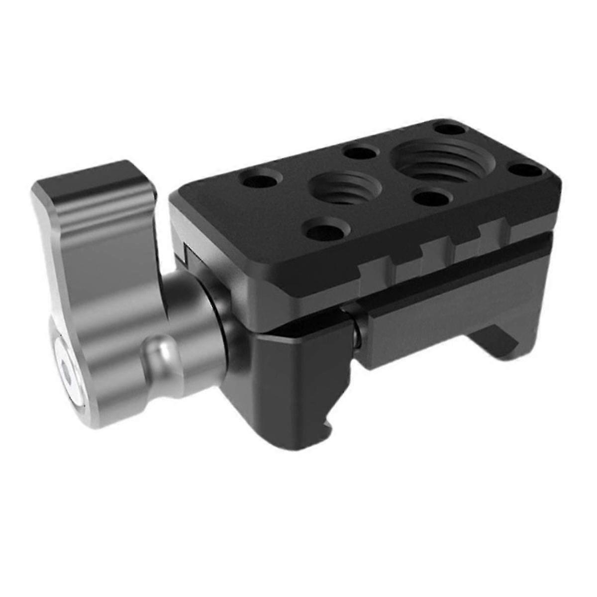 Clamp Quick Release Clamp with 1/4 3/8 Thread for Cold Shoe Support Camera Cage for Locating Microphone Magic Arm