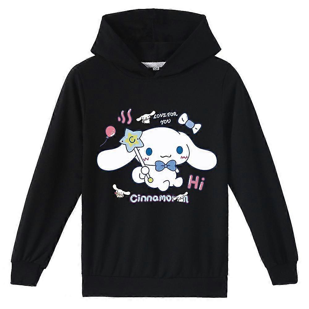 Copii fete drăguț desen animat cinnamoroll imprimate hanorac hanorac cu mânecă lungă casual glugă pulover pulover pulover topuri cadouri
