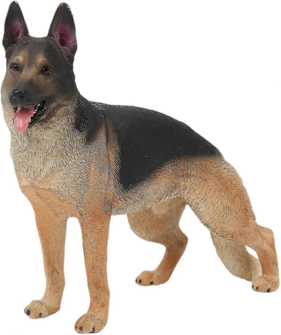 リアルな大型ジャーマンシェパードぬいぐるみ-家の装飾のためのぬいぐるみ犬モデルボリス