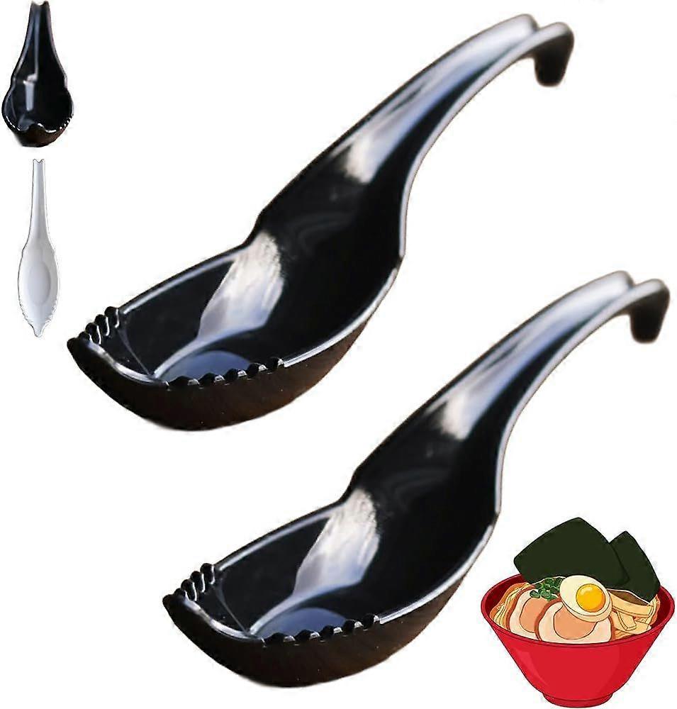 Ramen Terminator - An Uncommon Spoon, 2 In 1 Ramen Noodle Soup Spoon with Fork, Chinese Soup Spoons, Asian Ramen Fork/Spoon for Eating Ramen