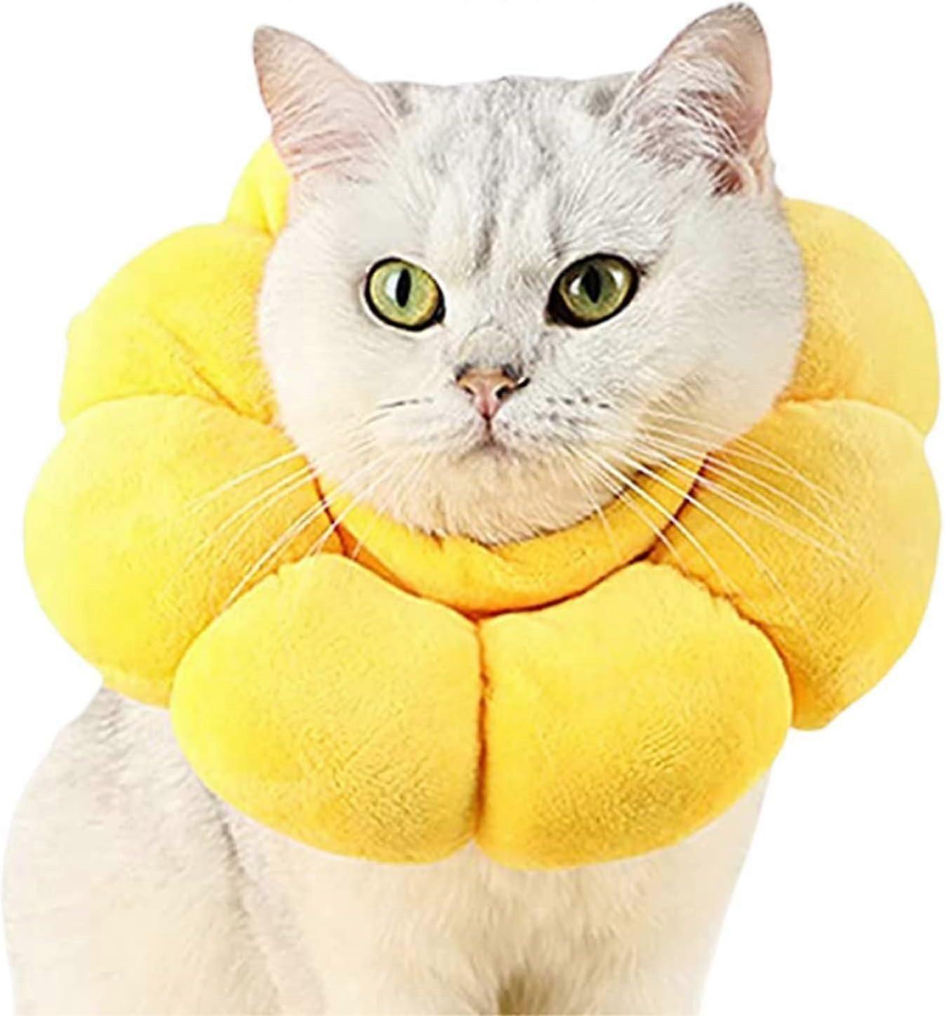 Adjustable Cat Collar Recovery Collar Soft Cone Collar for Collar Pet Medical Suitable for Rehabilitation Cat and Dog
