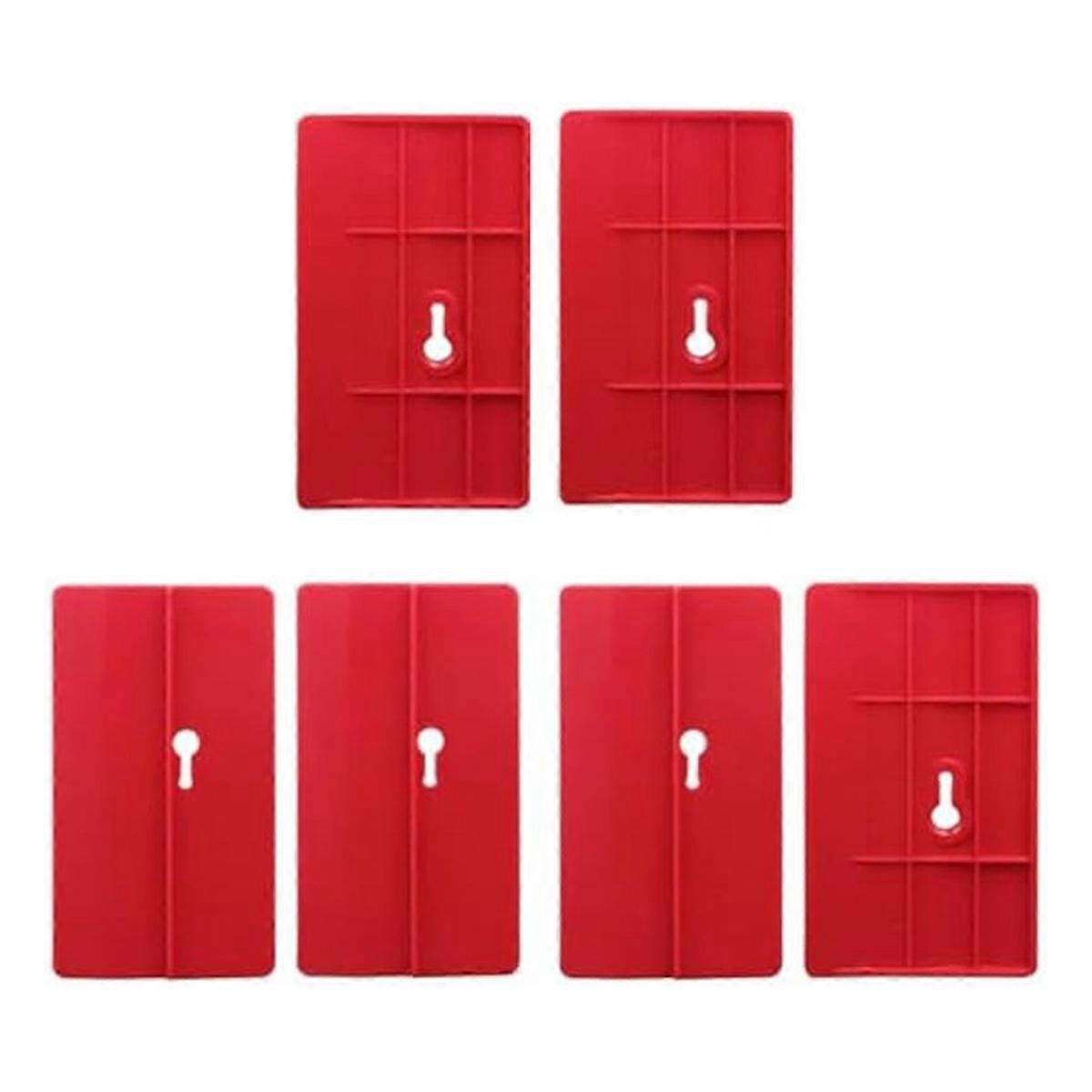 6pcs Drywall Fitting Tool Plasterboard Fixing Tool Positioning and Fixing, in Place, Plasterboard Fixing Gypsum Plate