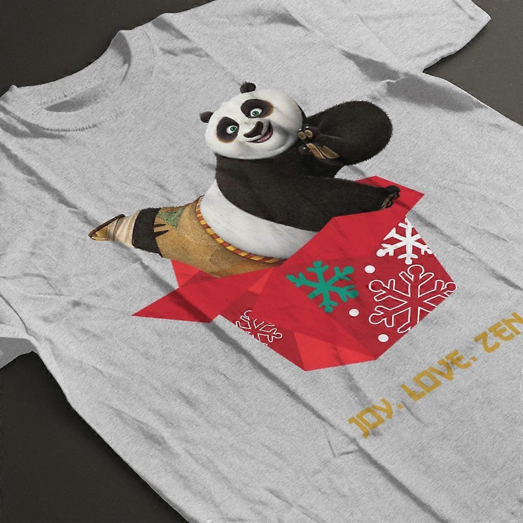 Kung Fu Panda Christmas Po Festive Box Women's T-Shirt | Fruugo US