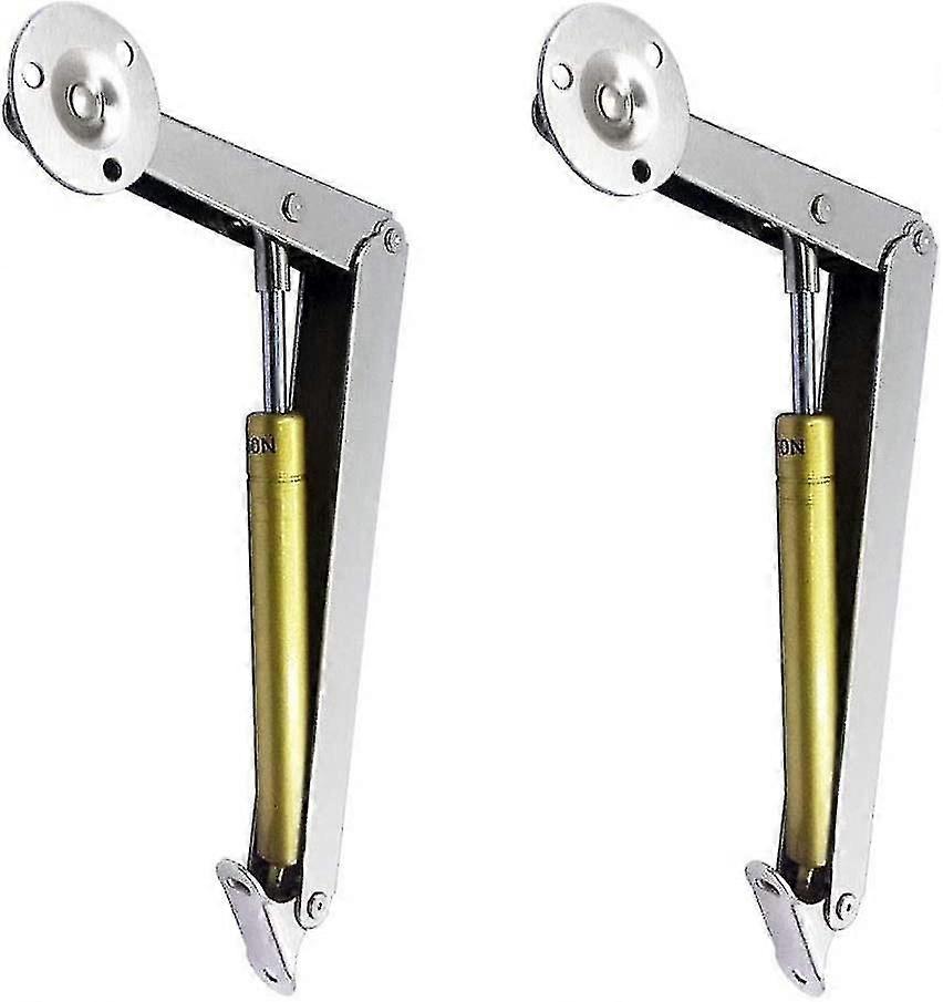 Pack Of 2 Pneumatic Lid Lifters (150n), Heavy Duty Gas Spring Lid Support Hinge, With Soft Close