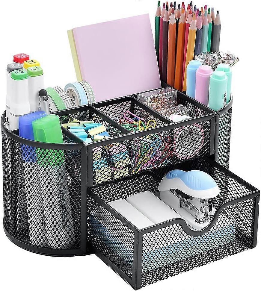 Multi-functional Mesh Desk Organizer for Office or Home Study