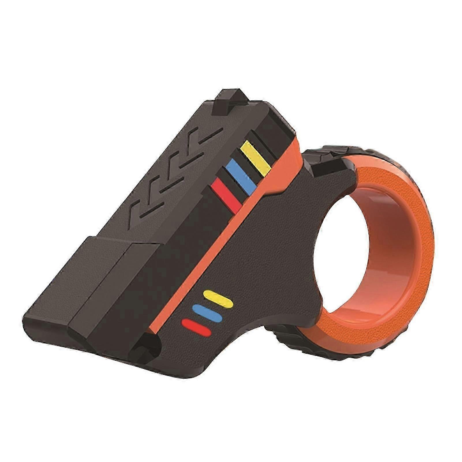 3d Fidgets Toy 3d Printed Travel Stress Relief Fidgets Toy Novelty Gags Present  Black Orange