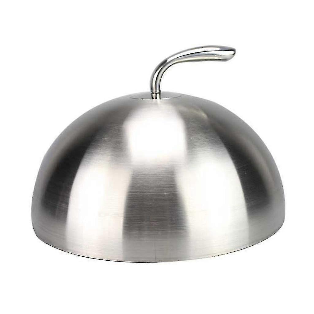 20/24/26/28cmステンレススチールステーキカバー鉄板焼きドームディッシュ蓋フードカバー