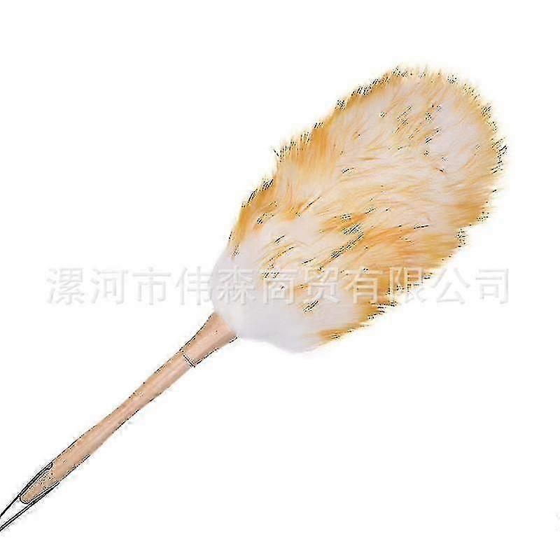 18.5 pulgadas Pure Lambs Wool Anti-static Duster con mango de madera