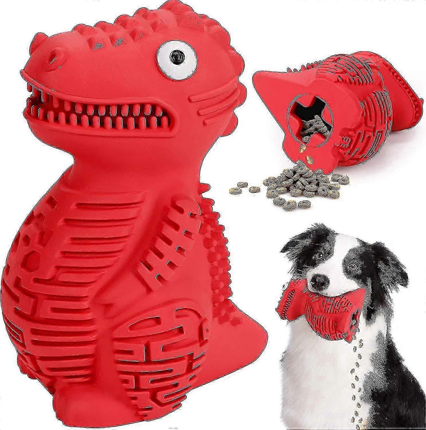 Indestructible Big Dog Toy, Rubber Interactive Chew Toys, Toothbrush For Medium